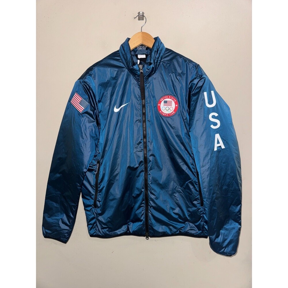 Men's L Nike NikeLab TEAM USA Winter OLYMPIC SUMMIT Puffer Jacket 916645-474 NEW